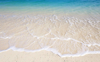 White Beach Background Wallpaper