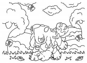 Mudsdale Coloring S Wallpaper