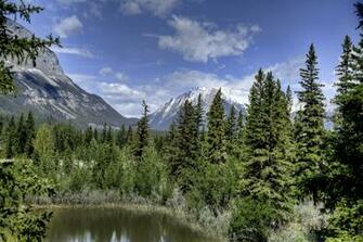 Wallpaper Jasper National Park Alberta Canada