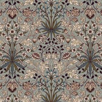 Hyacinth Wallpaper Dove Grey
