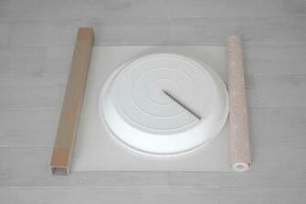 Turn Wallpaper Into A Design Lampshade
