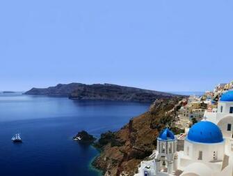 Wallpaper Santorini Greece HD