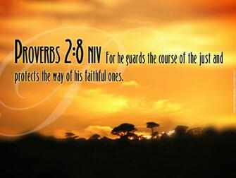 Proverbs He Guards And Protects Wallpaper Christian