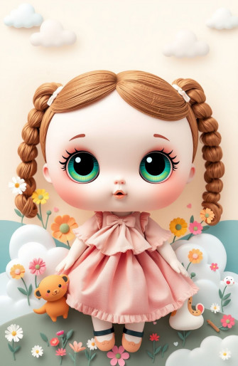 Cute Doll Wallpaper