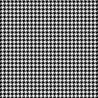 Houndstooth Digital Pixel Bit Black And White Traditional Printables