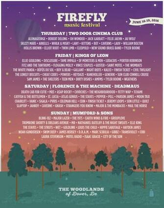 You And Your Crew Can Go To Firefly Music Festival For