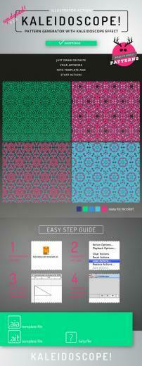 Kaleidoscope Illustrator Action Actions