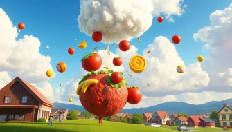 Cloudy With A Chance Of Meatballs Wallpaper