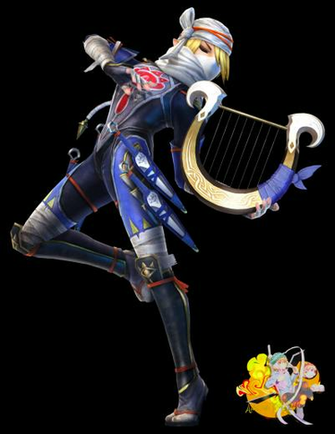 The Legend Of Zelda Hyrule Warriors Sheik Render By Awesome Yuuko San