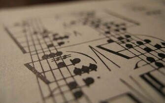 Old Music Sheet Wallpaper