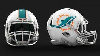 Miami Dolphins New Logo And Helmet Nfl Helmets