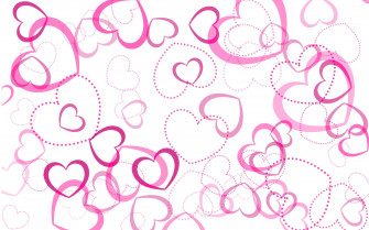 Pink Hearts Wallpaper
