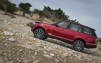 Land Rover Range In Morocco Red Rocks Jpg