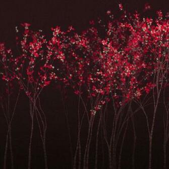 Red Flowers Art Ipod Wallpaper