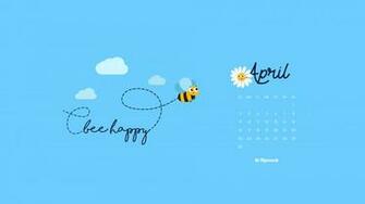 Bie April Wallpaper Calendar Desktop Background