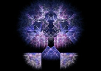 Blue And Purple Abstract Wallpaper
