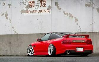 Nissan 180sx Modified Red Cars Coupe Desktop