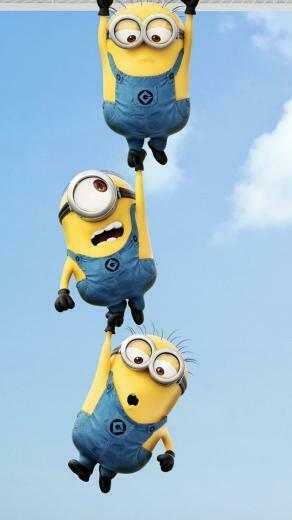 Three Minions Despicable Me Wallpaper Acidodivertido