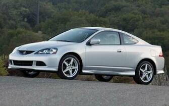 Wallpaper Acura Rsx Silver Metallic Side