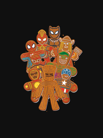 Marvel Avengers Gingerbread Cookies Christmas Essential T Shirt