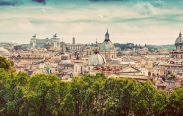 Wallpaper City The Rome Italy Panorama Europe