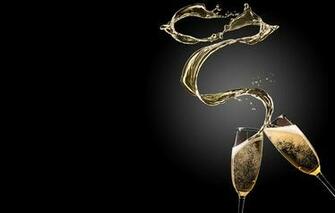 Champagne Glass Splash Glasses Spray Wallpaper Photos