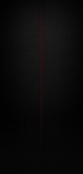 The Back Side Of A Black Phone With Red Stitching On It S Sides Wallpaper