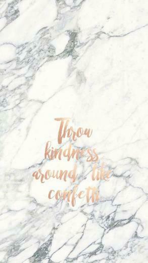 Gorgeous Marble Background With Rose Gold Copper Words Love