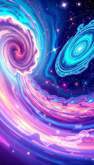 3d Space Phone Wallpaper