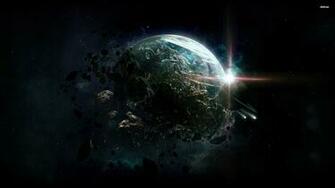 Destroyed Planet Wallpaper