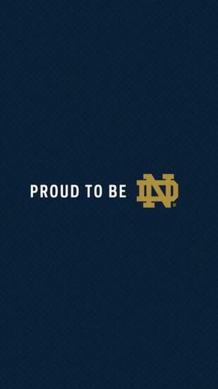 Notre Dame Football Team Logo Wallpaper For iPhone HD