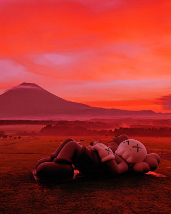 Pop Artist Kaws Artwork Showcased In Bold Colors
