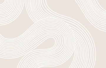 Neutral Curvy Lines Modern Zen Garden Wallpaper Mural Murals