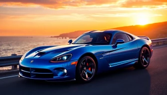 Blue Dodge Viper Wallpaper