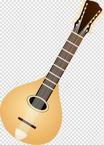 Mandolin Musical Instrument Lute Colored String Transparent