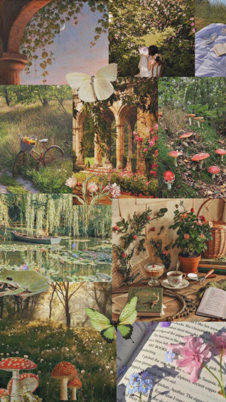 Cottage Fairy Core Wallpaper iPhone