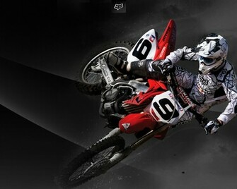 Fox Motocross Logo Wallpaper Head