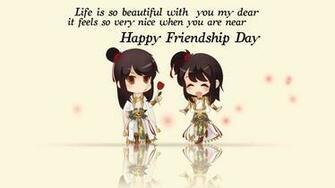 Best Friends Friendship Quotes Anime HD Wallpaper