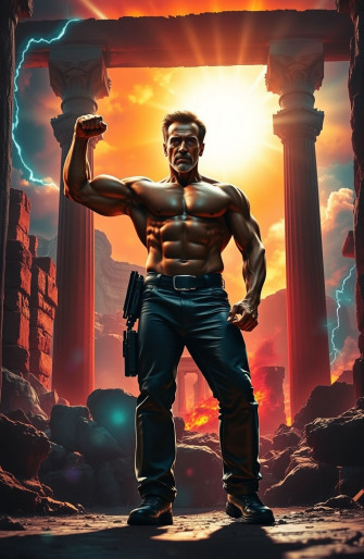 Arnold Schwarzenegger Conquer Wallpaper