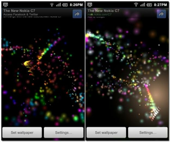 Flux Samsung Galaxy Note Live Wallpaper