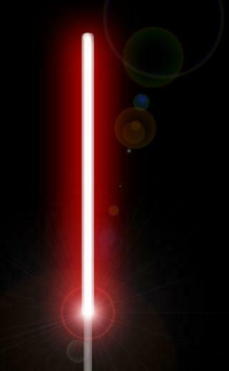 Red Lightsaber Experiment By Darthskygirl