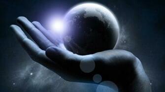 Wallpaperuniversity Alien Hand Holding A Planet In Space