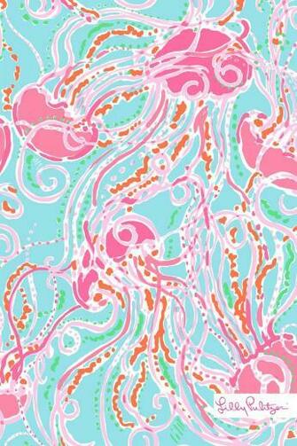 Wallpaper iPhone Pulitzer Print Lilly Prints
