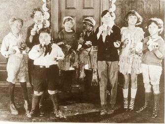 My Dad Far Left With The Rest Of Original Kids In Our Gang