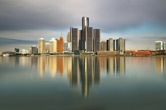 Detroit Skyline Wallpaper