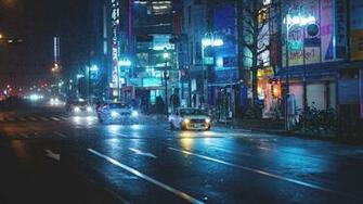 Japanese Street Wallpaper Top Background
