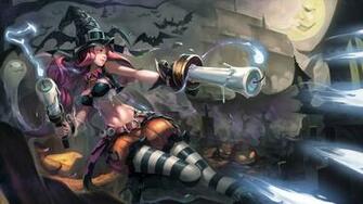 Miss Fortune With A Gun League Of Legends Wallpaper