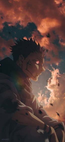 Ryomen Sukuna Wallpaper Sun Anime Background Cool