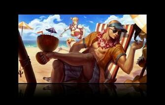 League Of Legends Pool Party Lee Sin By Eryera