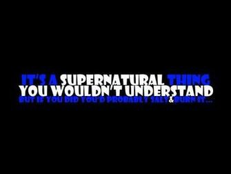 Funniest Supernatural Quotes